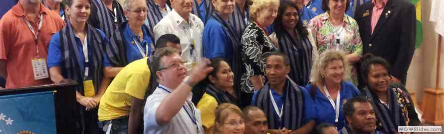 Massive Club attendance at District Conference